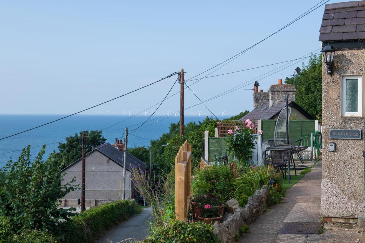 Windy Ridge Terrace With Beautiful Sea Views, North Wales Coast Old Colwyn Exterior foto